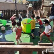 פעולות מים בגן ילדים בחדרה